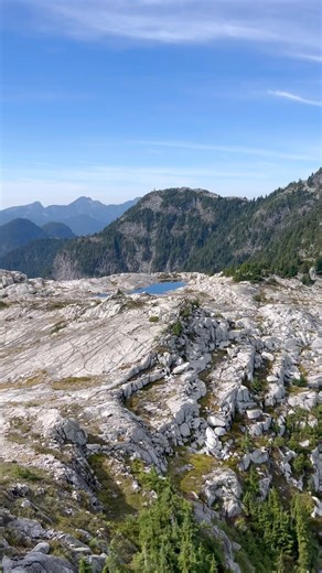 Mountain top cold plunge #canada #cold #mountains