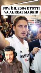 🇮🇹 Et si Totti avait signé au Real… #totti #realmadrid #real