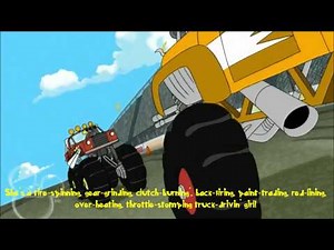 Phineas and Ferb - Truck Drivin' Girl Lyrics