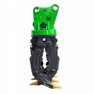 [Hot Item] High Quality Excavator Grab 360 Degree Rotary Hydraulic Wood Grapple