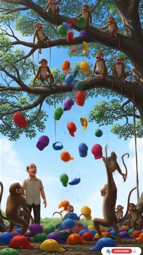 The many monkeys #themoonanimation