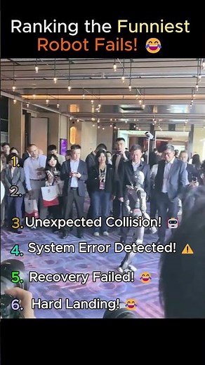 😂 Top 6 Funniest Robot Fails! 🤖 #shorts #funny #viral #robotfails