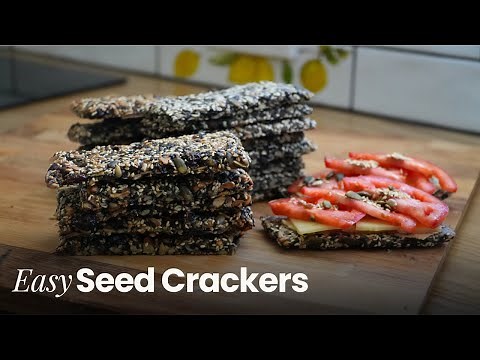 Easy Gluten Free Seed Crackers – Plant-Based & So Good