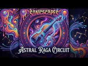 Astral Raga Circuit | Indian Classical Fusion × Psy Trance Visuals Mix