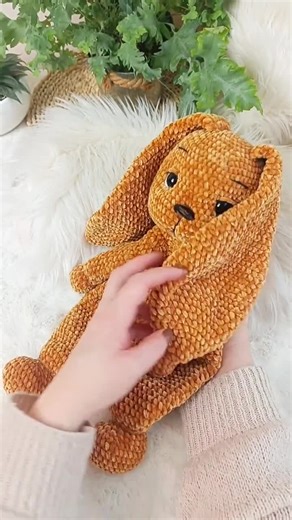 Bunny Crochet Snuggler Pattern – Amigurumi Lovey Comforter PDF in 5 Languages - Etsy