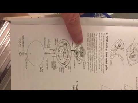 Nutone invent series light fan