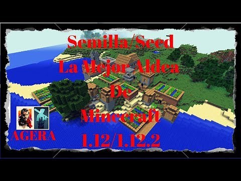 Semilla/Seed La Mejor Aldea de Minecraft 1.12/1.12.2