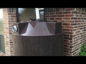 Collecting Rainwater with a 500 Gallon Water Tank