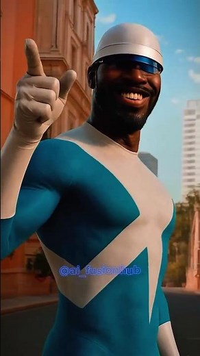 The Incredibles in Real Life with AI 🦸‍♂️🦸‍♀️#livingcartoon #theincredibles #helenparr #reallife