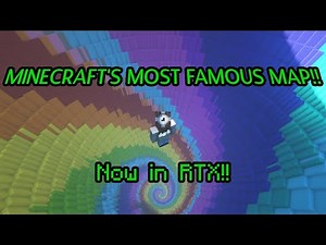 Minecraft The Dropper Map IN RTX!!!