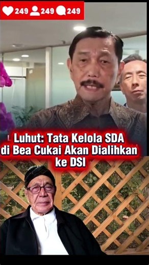 Luhut: Natural Resources Governance at Customs to be Transferred to DSI