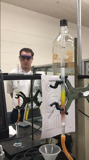 Time-lapse Video of Gel Sephadex Column