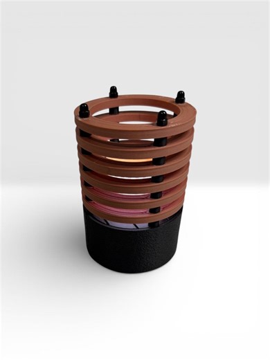 LED Lamp - Cylinder Flame - Etsy