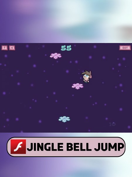 Today's Game of the Day is Jingle Bell Jump - An arcade-style game, released in 2008 and made in Flash! #gaming #videogames #videogame #webgame #webgames #flashgames #nostalgia #nostalgic #christmas #christmasgames #fairlyoddparents #thefairlyoddparents