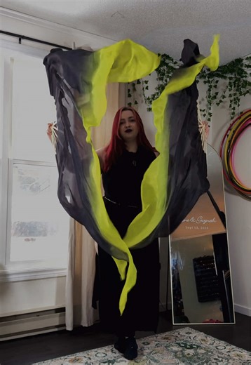 🐈‍⬛✨ find me on ETSY/IG/FB 💕 #silkfans #silkflow #flowarts #flowartistsoftiktok #burlesque