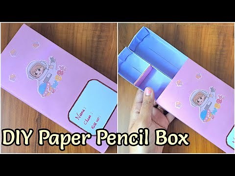 How to make Paper pencil case tamil | Paper crafts easy | TAMIL | Priyauma crafts