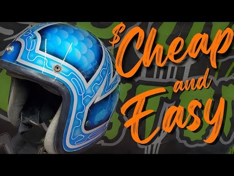 How paint your Motorcycle helmet