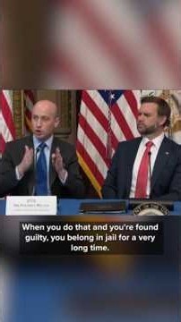 Stephen Miller calls for tougher penalties, says fraudsters "belong in jail"