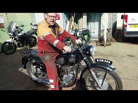 1953 AJS Model 18S 500cc at Andy Tiernans #09510AJS