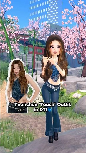 Yoonchae 'Touch' Outfit Tutorial (NON VIP) 💫 #dresstoimpress #katseye #tutorial