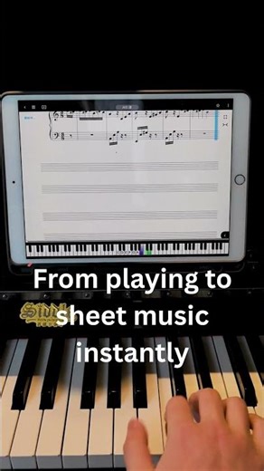 From Piano Playing to Sheet Music in Seconds #pianopractice #pianocover #piano #music