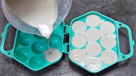 DIY Gypsum Egg Tray Craft