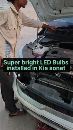 LED bulbs installed in Kia Sonet best led bulbs for car
