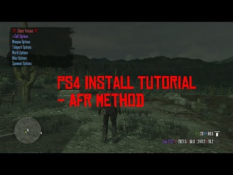 [PS4] - RDR1 Silent Virtues Mod Menu Install Tut (AFR)
