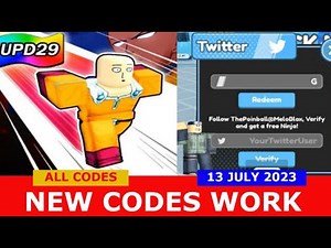 NEW UPDATE CODES *UPD29* [🥊Punch] Anime Racing Clicker ROBLOX | July 13, 2023