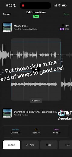 Kendrick Lamar's Money Trees x Swimming Pools Mix