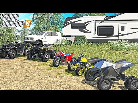 RIPPING FOURWHEELERS IN MOUNTAINS | CYBERQUAD | FARMING SIMULATOR 2019