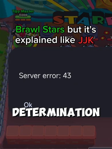 Damian Game crash server error 43 | Part 32 #brawlstars #jujutsukaisen