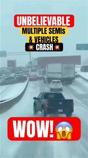 SEMI TRUCKS AND Vehicles CRASHING on ICEY ROADS Not Save In Michigan Trees Falling Down