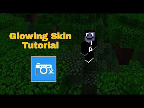 Minecraft PE Glowing Skin Tutorial ( No Coding )