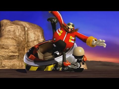 Eggman gets roasted by his own robot