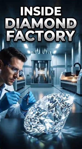 How Diamonds Are Made 💎 | Inside Diamond Factory Full Process #industrialprocess #factorytour