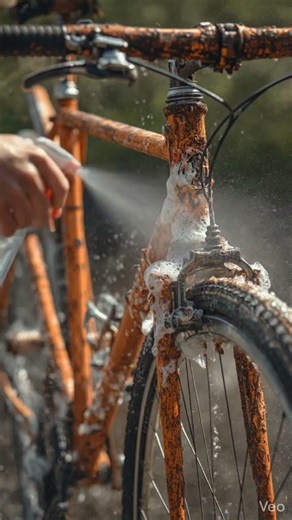 Rusty Bicycle 🚲 Restoration – невероятно Satisfying Cleaning