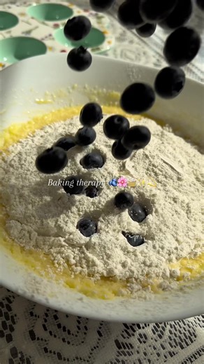 Delicious Blueberry Muffins Recipe for Baking Therapy