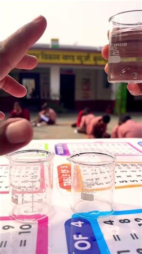 Science of Adhesion b/w glass and water at low speed#instascience #funscience