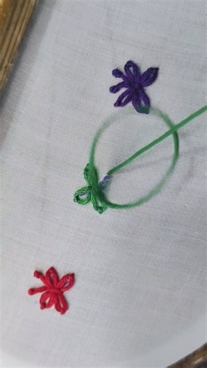 The Sewing Diary on Instagram: "Cute little butterfly 🦋 design Hand embroidery 🪡 tutorial for beginners #handembroidery #beautiful #easyhandembroidery"