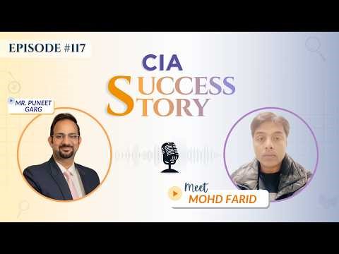 Meet Mohd Farid, CIA | Certified Internal Auditor #ciaprep #ciaexam #successstory