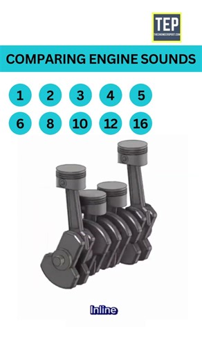 📌 Ever wondered how engine sound changes with cylinder count? 🔊🔥 #sound #mechanic #engine