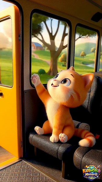 The animals on the bus (Cat, Dog, Cow) #theanimals #wheelsonthebus