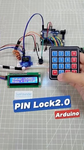 From Keypad to Servo: Arduino Magic! 🪄🔩 #arduino #arduinoproject