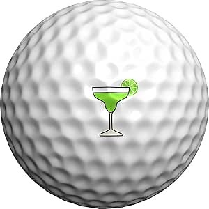 Golfdotz - USGA Rule Conforming Golf Ball Markers, Golf Ball Stickers for Marking Balls, No More Smearing from Stamps, Gifts for Golfers, Dads, and Retirees, (Tropical Collection: 18-32 Count)