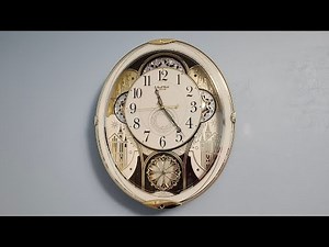Rhythm "Small World Noel (White)" Musical Wall Clock (4MN509RH03)