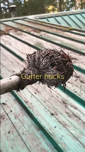 Easy way to clean gutters