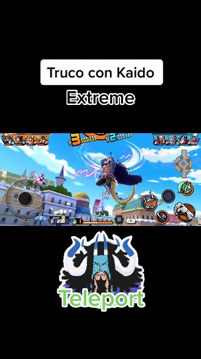 Cómo elegir dónde teletransportarse con Kaido EX en Dressrosa City