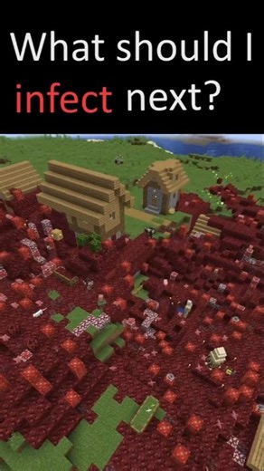 You Decide What I Infect Next ☠️ #minecraft #gaming #minecraftshorts #horrorgaming