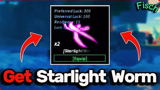 How to GET Starlight WORM BAIT in Fisch (Fast & Easy Method!)